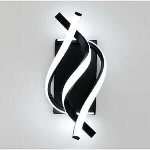 DELIPOP Wall Sconce, Spiral Modern LED Wall Lighting, 21W 6500K Cool White